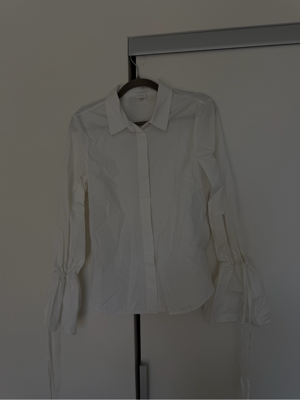 Miss Sixty White Button-Up Shirt with unique details